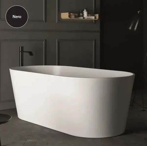 Nic-Design Ванна зі штучного каменю NIC Design Bay 160х80, Nero Glossy (014719008)