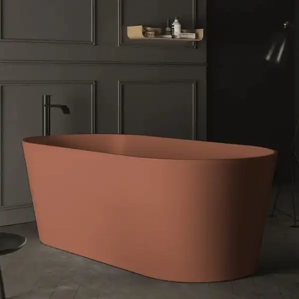 Nic-Design Ванна зі штучного каменю Nic Design Bay 160x80 см, Fard глянець (014719072)