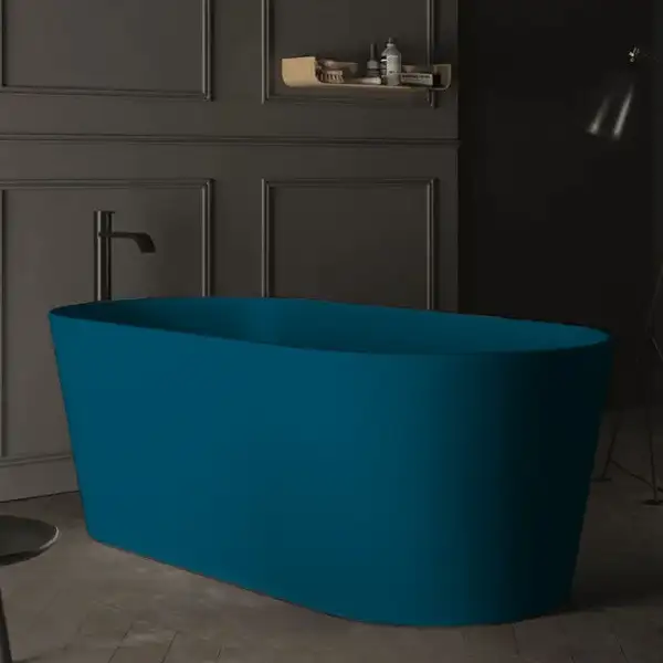 Nic-Design Ванна зі штучного каменю Nic Design Bay 160x80 см, Denim глянець (014719076)
