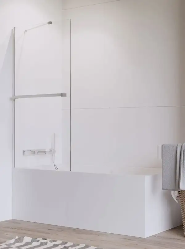 Шторка для ванни Idea PNJ II 50 з тримачем рушника, RADAWAY (10001050-01-01W)