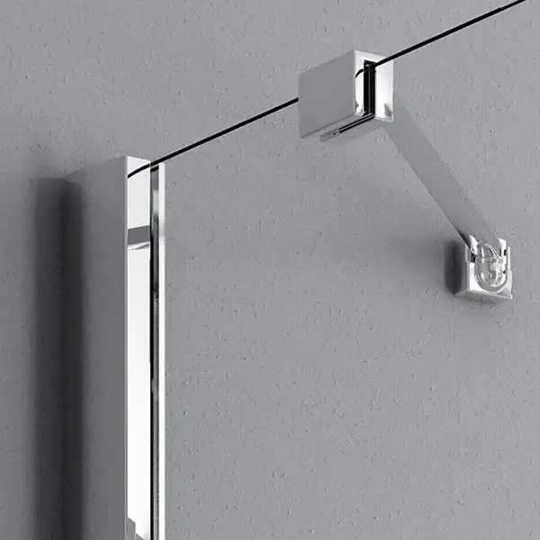 Шторка для ванни Idea PNJ II 60 з тримачем рушника, RADAWAY (10001060-01-01W)