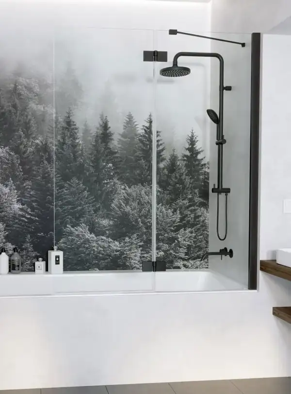 Шторка для ванни Essenza New Black PND II 100 права, RADAWAY (10002100-54-01R)