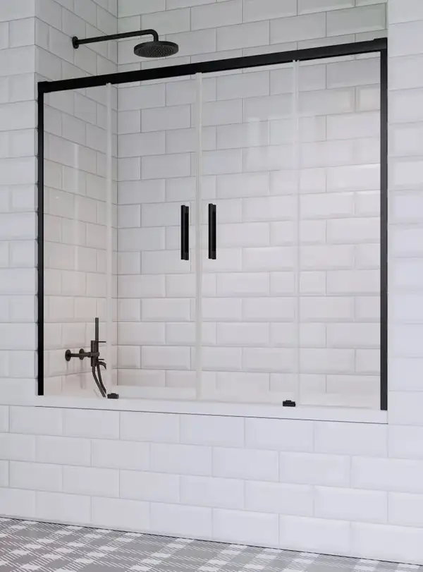 Шторка для ванни Idea Black PN DWD 170,  RADAWAY (10004170-54-01)