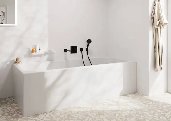 Вилив для ванни 210 мм Hansgrohe Tecturis E (колір - чорний матовий) 73410670