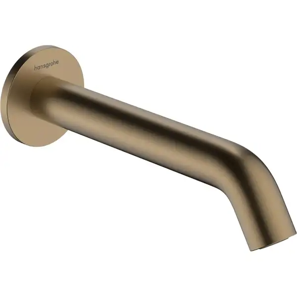Вилив для ванни 198 мм Hansgrohe Tecturis S (колір - шліфована бронза) 73411140