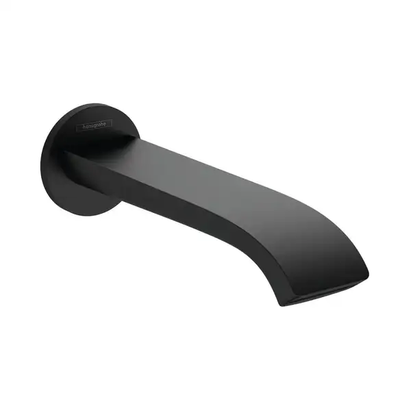 Вилив на ванну Hansgrohe Vernis виступ 202 мм, чорний матовий (75410670)