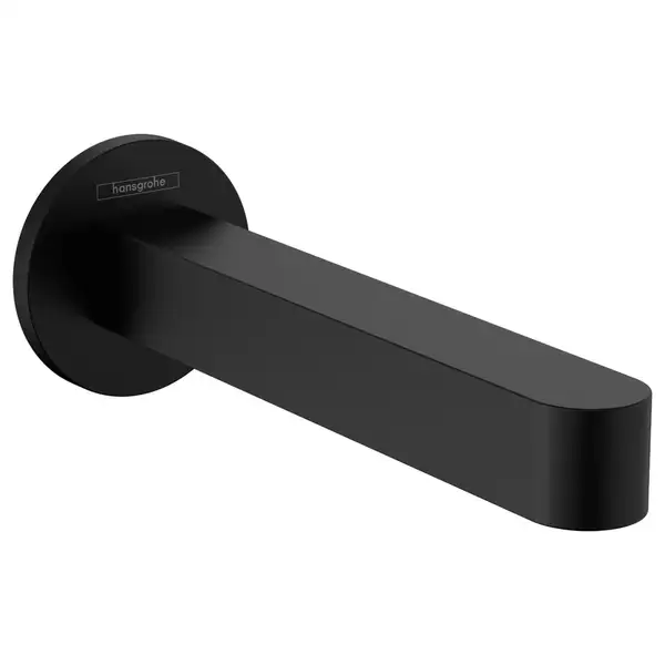 Излив для ванны 174 мм Hansgrohe Finoris (цвет - чёрный матовый) (76410670) фото 1 Aquada.com.ua