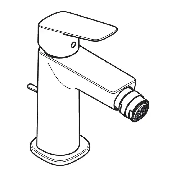 HANSGROHE Logis Fine Смеситель для биде, черный матовый (71201670)