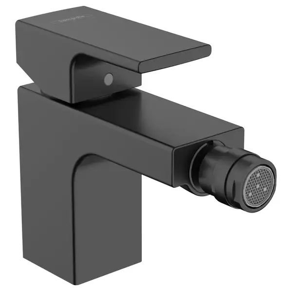 Смеситель для биде Hansgrohe Vernis Shape (цвет - чёрный матовый), с донным клапаном (71211670) фото 1 Aquada.com.ua