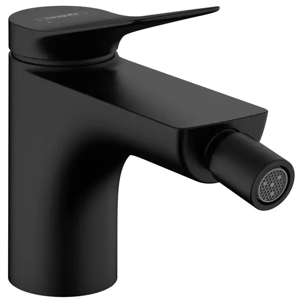Смеситель для биде Hansgrohe Vivenis (цвет - чёрный матовый), с донным клапаном (75200670) фото 1 Aquada.com.ua