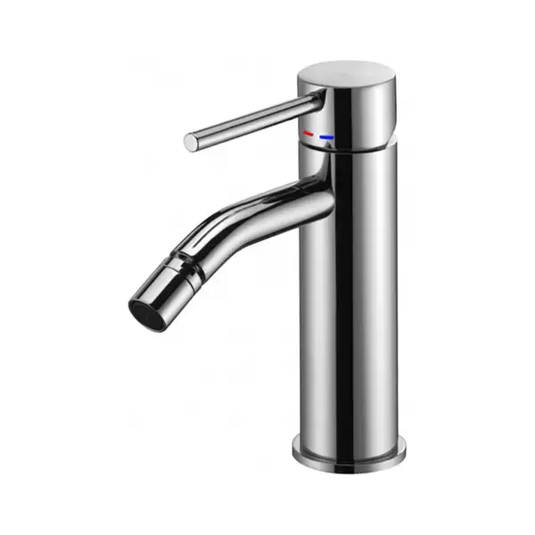 Змішувач для біде Paffoni Light без донного клапана Mercury Grey (LIG131MG)