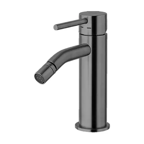 Змішувач для біде Paffoni Light без донного клапана, Brushed Black Nickel (LIG131NKNSP)