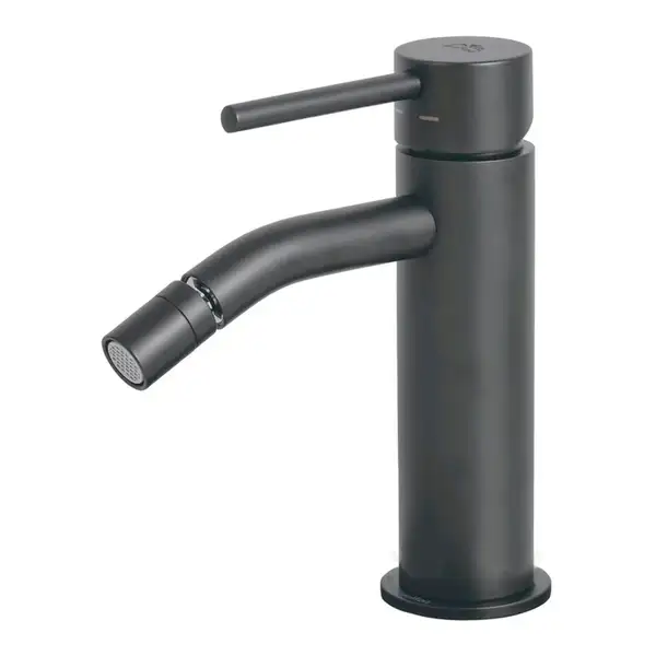 Змішувач для біде Paffoni Light з донним клапаном, Brushed Black Nickel (LIG135NKNSP)