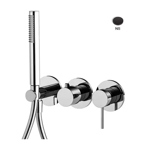 Fima Carlo Fima Spillo Up Смеситель для душа с комплектом, черный (F3049X8NS)