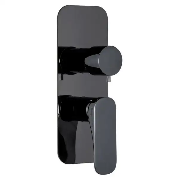 Fima Carlo F3729X6NS Накладка Quad , на два-три виходи , black matt   Fima ІТАЛІЯ