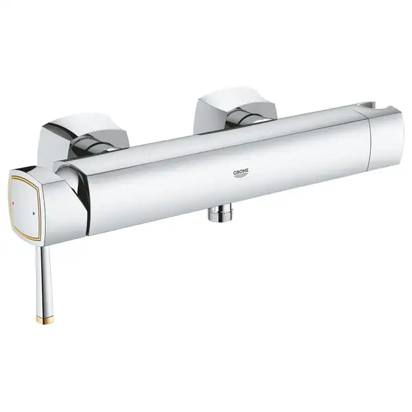 Смеситель для душа Grohe Grandera DN 15 (цвет - хром/золото) (23316 IG0) фото 1 Aquada.com.ua