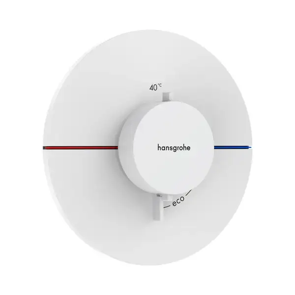 Термостат на 1 потребитель Hansgrohe ShowerSelect Comfort S (цвет - белый матовый) 15559700