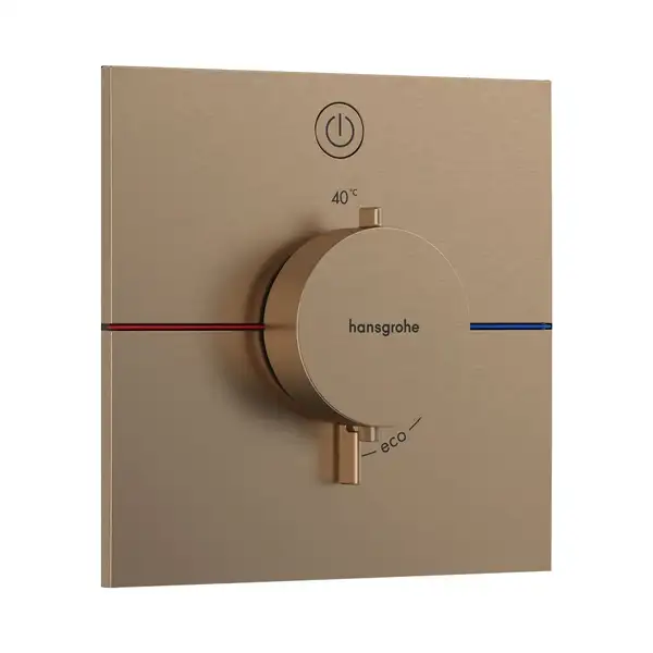 Термостат на 1 потребитель Hansgrohe ShowerSelect Comfort E (цвет - шлифованная бронза) 15571140
