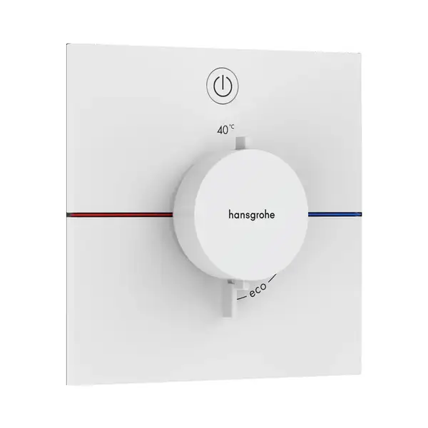 Термостат на 1 потребитель Hansgrohe ShowerSelect Comfort E (цвет - белый матовый) 15571700