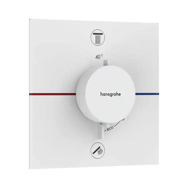Hansgrohe ShowerSelect Comfort E Термостат, белый матовый (15572700)