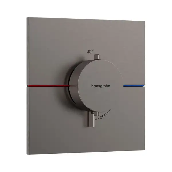Термостат на 1 потребитель Hansgrohe ShowerSelect Comfort E (цвет - матовый чёрный хром) 15574340