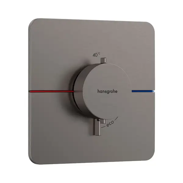 Термостат на 1 потребитель Hansgrohe ShowerSelect Comfort Q (цвет - матовый чёрный хром) 15588340
