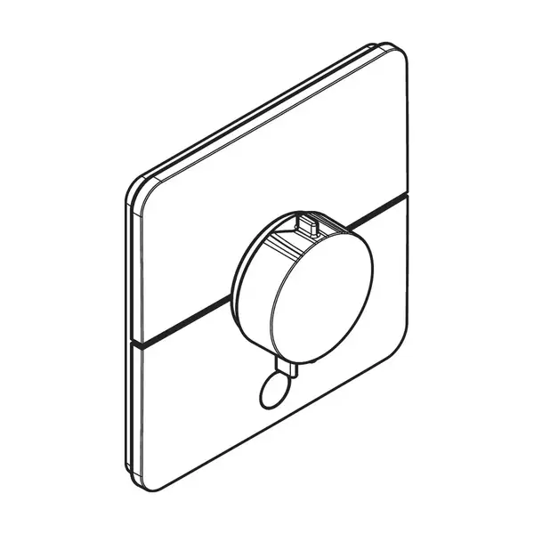 Hansgrohe ShowerSelect Comfort Q Термостат, белый матовый (15589700)