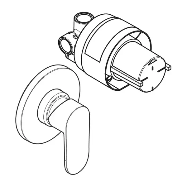 Hansgrohe Vernis Blend Смеситель для душа, хром (71663000)