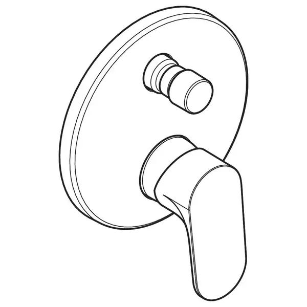 Hansgrohe Rebris S Смеситель для ванны/душа, Matt Black (72466670)