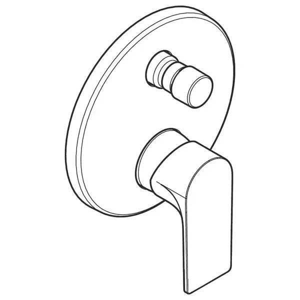 Hansgrohe Rebris E Смеситель для ванны/душа, черный (72468670)