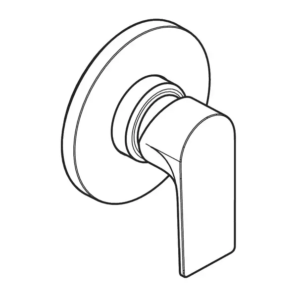 Hansgrohe Rebris E Смеситель для душа, чёрный матовый (72658670)