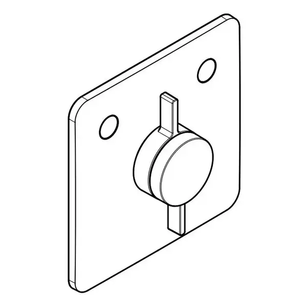HANSGROHE DuoTurn Q Смеситель скрытый, шлифованная бронза (75414140)