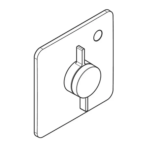 HANSGROHE DuoTurn Q Смеситель скрытого монтажа, хром (75614000)