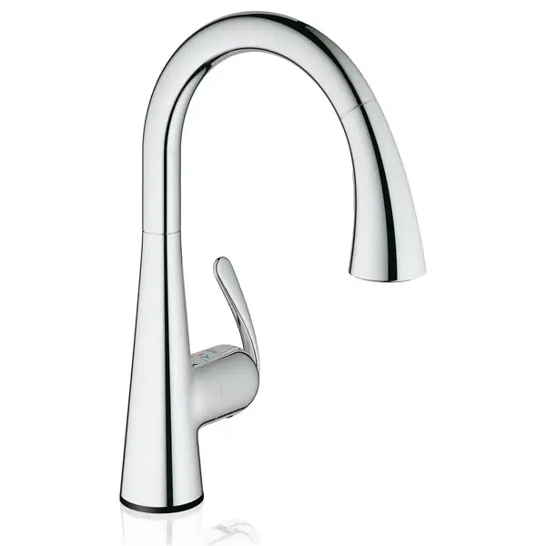 Сенсорный однорычажный смеситель для кухни 1/2 Grohe Zedra Touch (цвет - хром) (30219000) фото 1 Aquada.com.ua