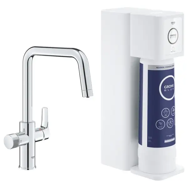 Змішувач для кухні Grohe Blue Pure Eurosmart, під зворотний осмос, хром (30586000)