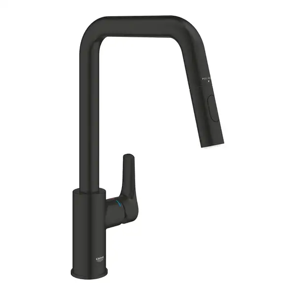 Grohe Eurosmart Смеситель для кухни, черный матовый (306192430)
