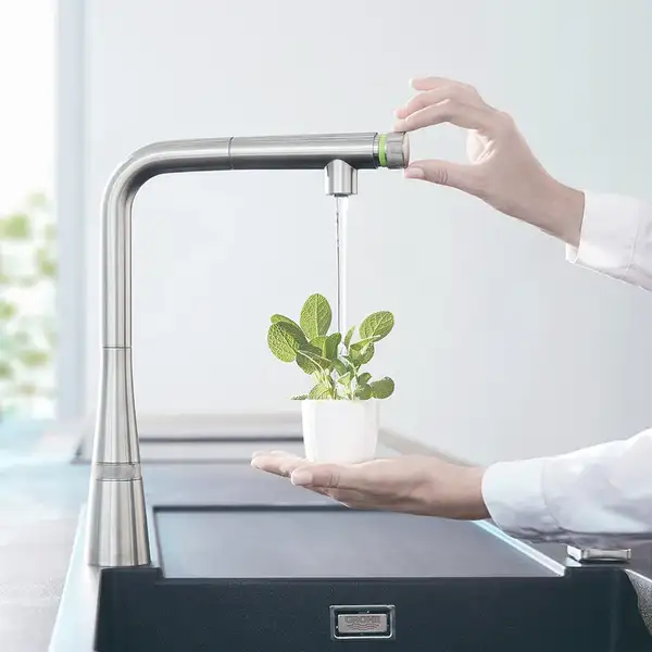 Змішувач для кухні з висувним виливом Grohe Zedra SmartControl (31593DC2)