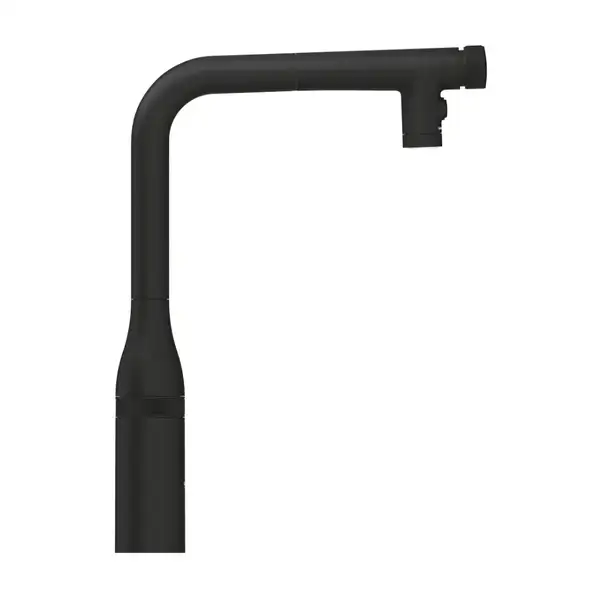 Змішувач для кухні Grohe Essence Smartcontrol з висувною лійкою, чорний матовий (31892KF0)