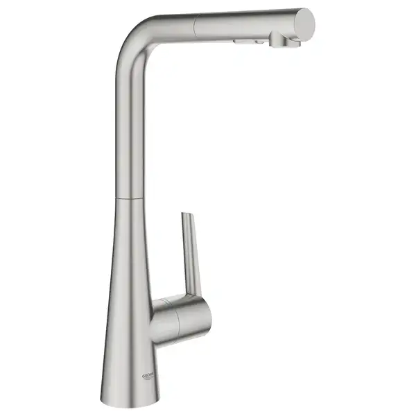 Кухонний змішувач Grohe Zedra, сталь (32553DC2)