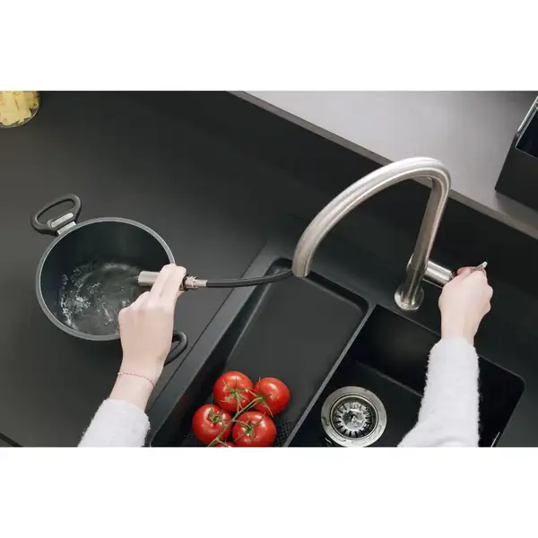 Hansgrohe Talis Змішувач для кухні, чорний хром (72800340)