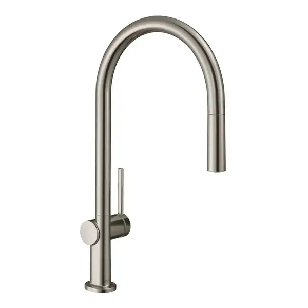 Змішувач для кухні Hansgrohe Talis 210 1jet з витяжним виливом, Stainless Steel (72802800)