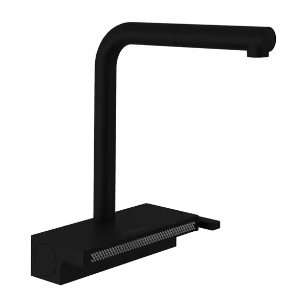 Hansgrohe Aquno Select M81 Змішувач для кухні, чорний мат (73836670)