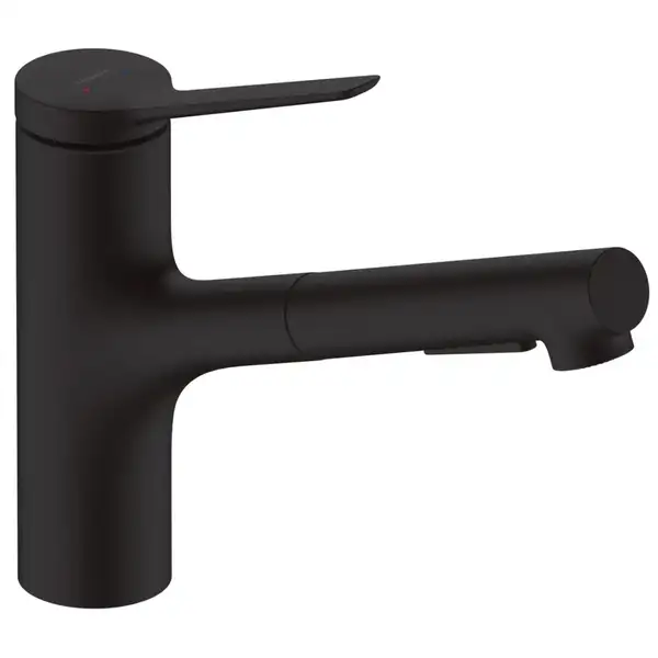 Hansgrohe Zesis M33 Змішувач для кухні, чорний матовий (74803670)