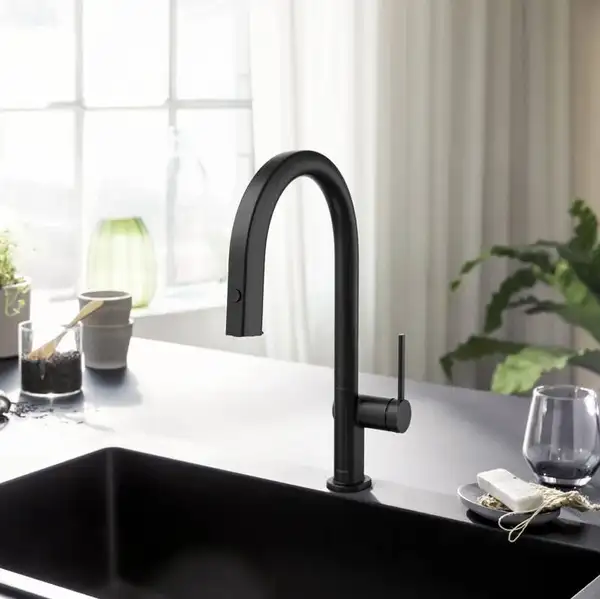 Hansgrohe Aqittura M91 Змішувач для кухні, чорний матовий (76803670)