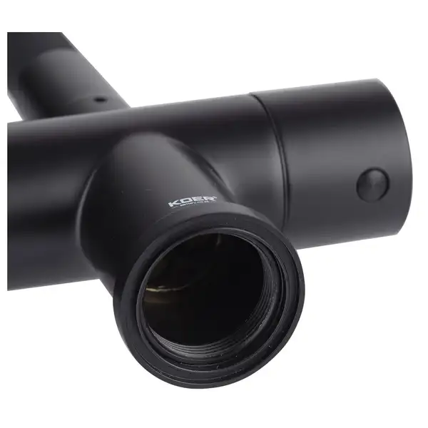 KOER KB-72002-05 Смеситель для кухни, черный/хром (KR3384)