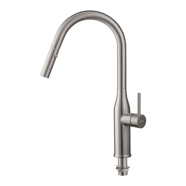KOER KI-70004-02 Смеситель для кухни, нерж. сталь (KR3385)