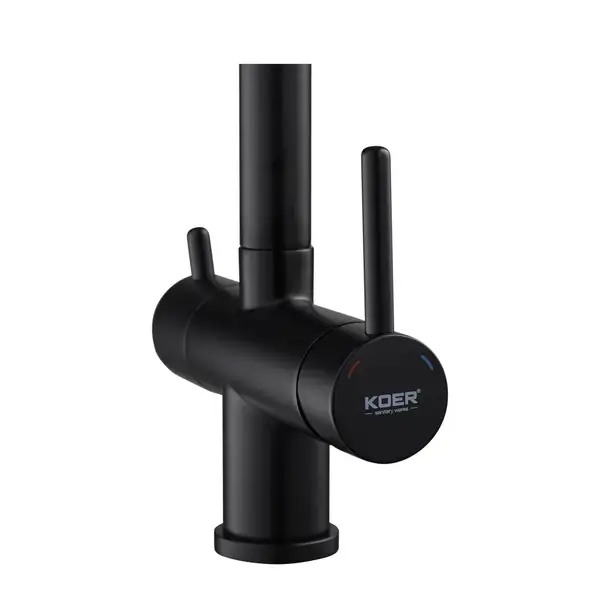 KOER KB-72001-05 Смеситель для кухни с питьевой водой, сатин (KR3392)