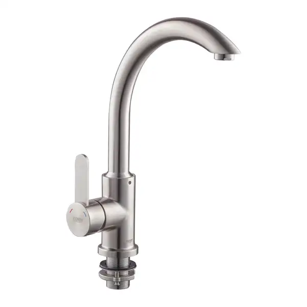 Змішувач для кухні Koer KI-70019-02 (з нерж. сталі) (Колір нерж) (KR4795)