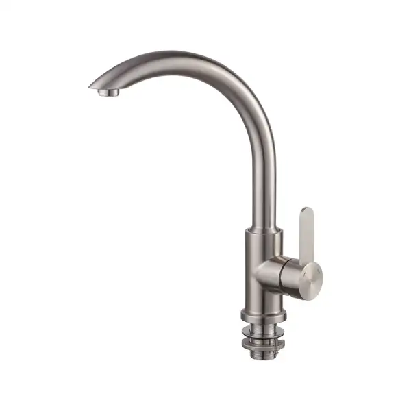 Змішувач для кухні Koer KI-70019-02 (з нерж. сталі) (Колір нерж) (KR4795)