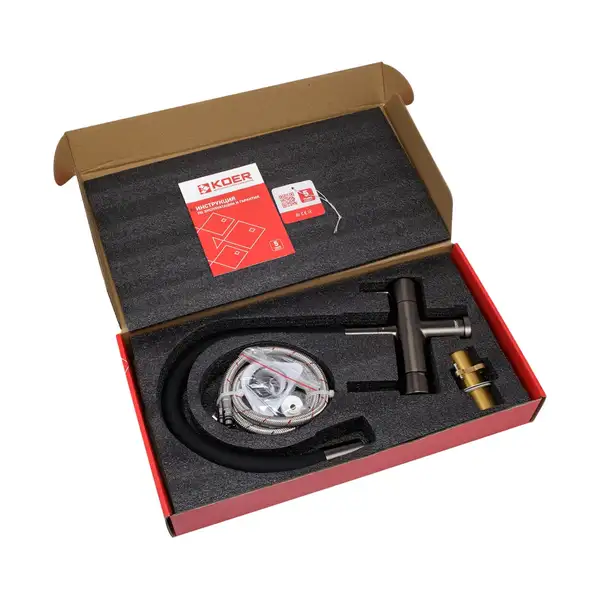 KOER KB-72002-07 Смеситель для кухни с питьевой водой, хром (KR5003)